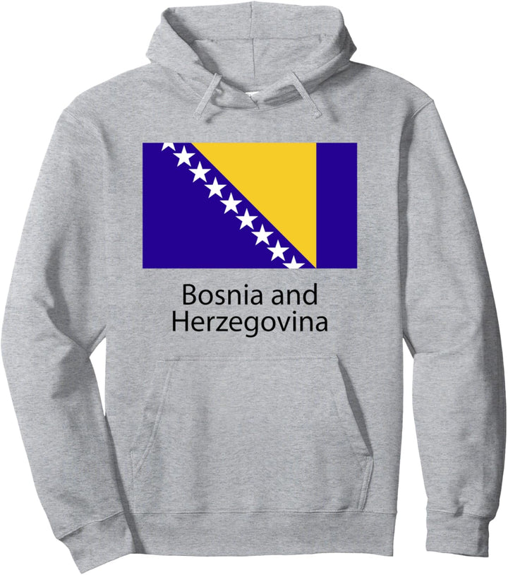 Bosnien Flagge Bosnische Farben Sarajevo Frauen Männer BIH Pullover Hoodie