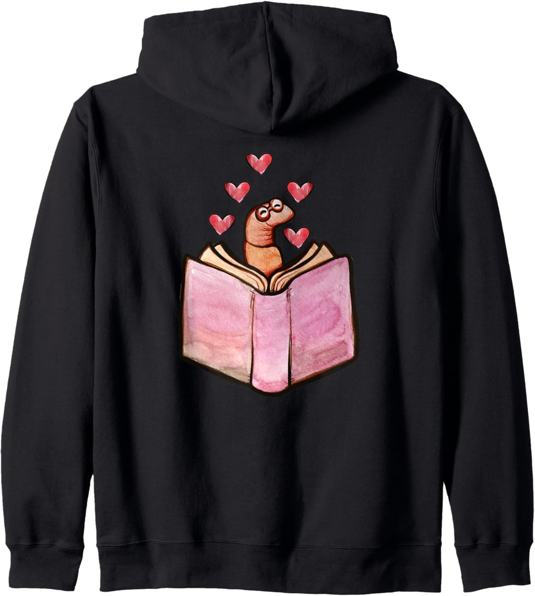 Bookworm Cute Bookish Bücherwurm Netter Leser Kapuzenjacke