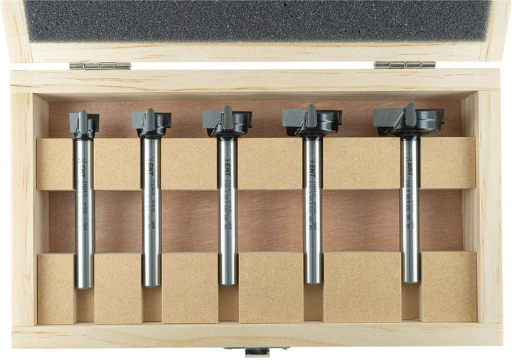 ENT 09098 5-tlg. HW Kunstbohrer Set - Handwerkerausführung - PTFE - Ø 15-20-25-30-35 mm mit Schaft 1