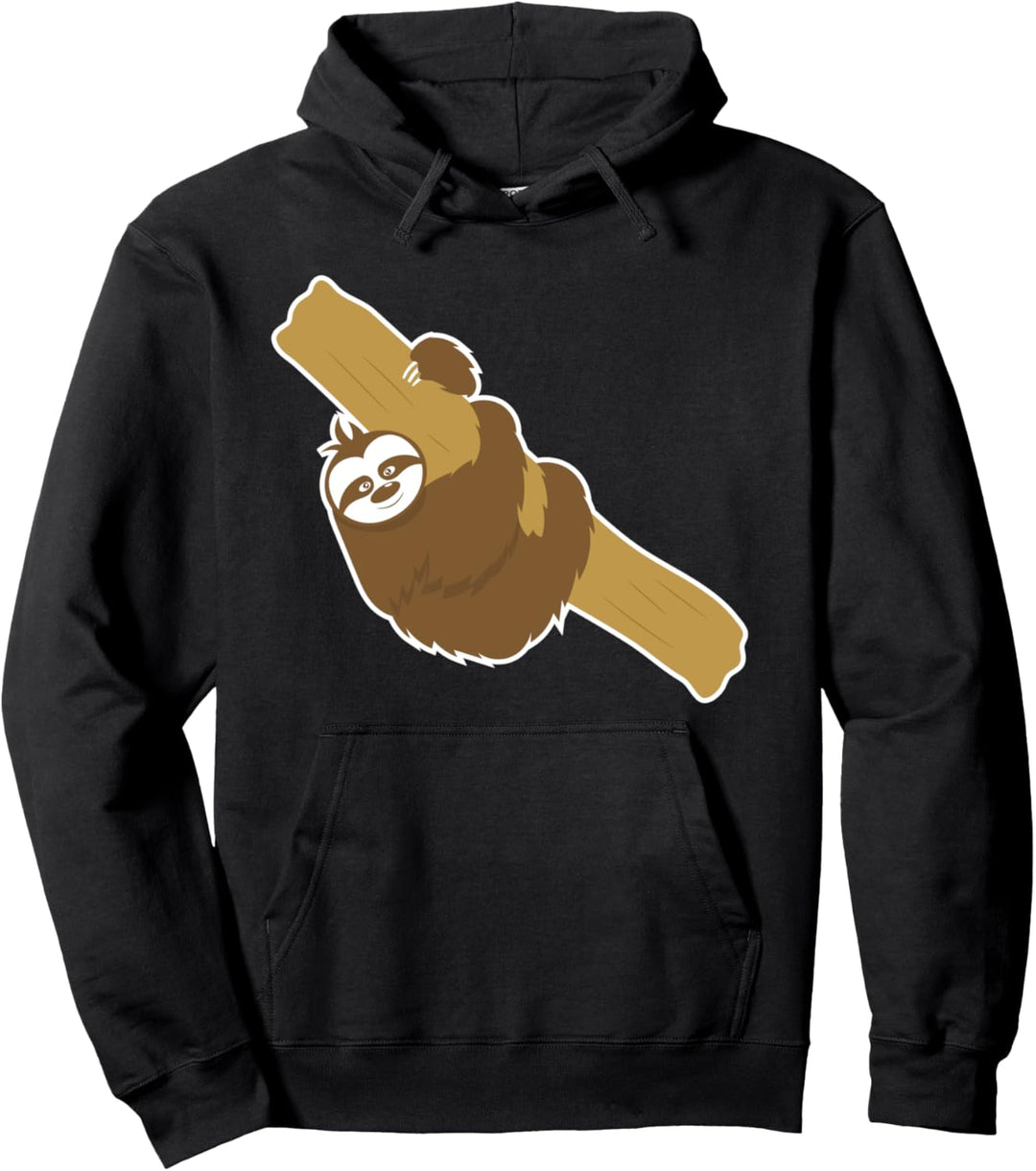 Faultier Relaxen Tierlieb Tierfreund Tier Hoodie Pullover Hoodie
