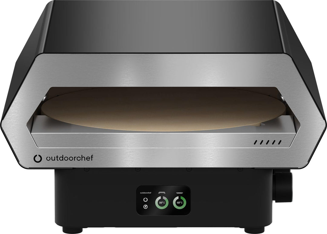 Outdoorchef PRISMO 420 G Gas-Pizzaofen – bis 450 °C, automatisch rotierender Pizzastein Ø 42 cm, Boo