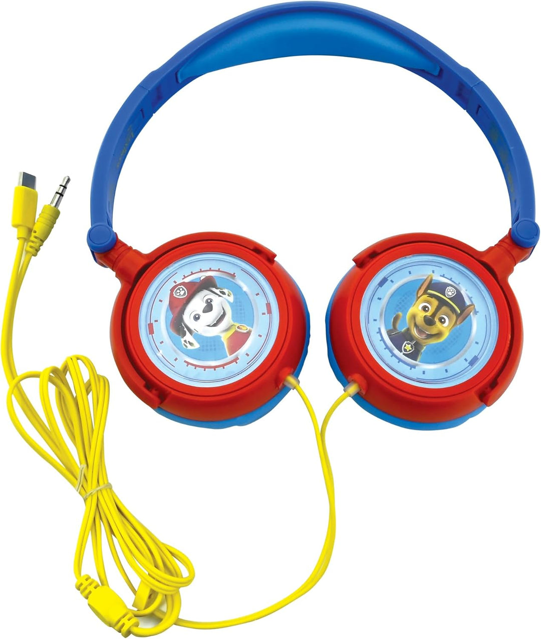 Lexibook, Paw Patrol, Stereo-Kopfhörer, kindersichere Lautstärke, klappbar und einstellbar, blau/rot