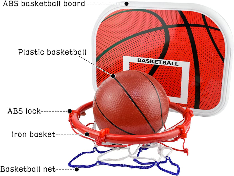 Basketballkorb und Stand Kinder, AolKee Tragbarer 50CM-150cm Mini Basketballkorb Kinder, Verstellbar