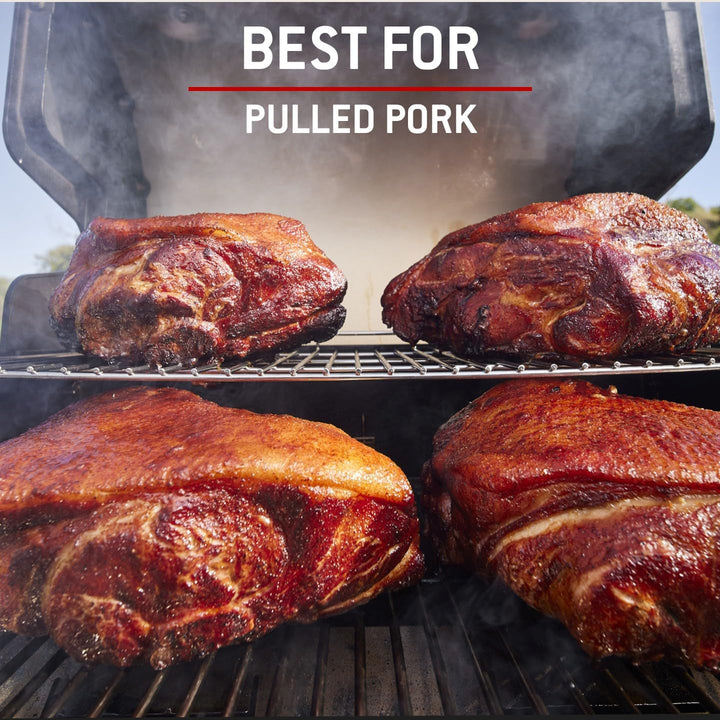 Weber Holzpellets - Grillacademy Blend (8kg), perfekt zum Räuchern von Gemüse, Fisch und Allen Fleis