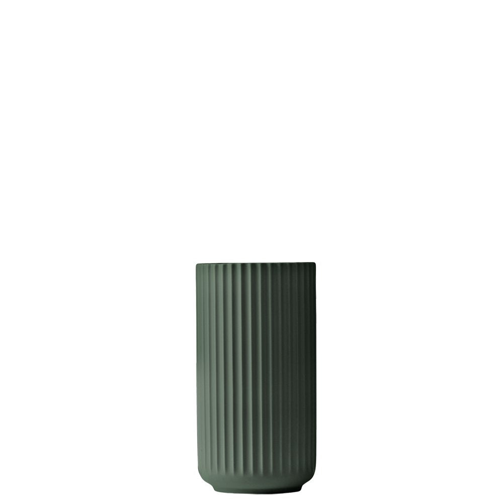 Lyngby Porcelæn Vase H12.5 cm Lyngby Designklassiker Zeitloses Design, grün H12,5 cm Matt Grün, H12,
