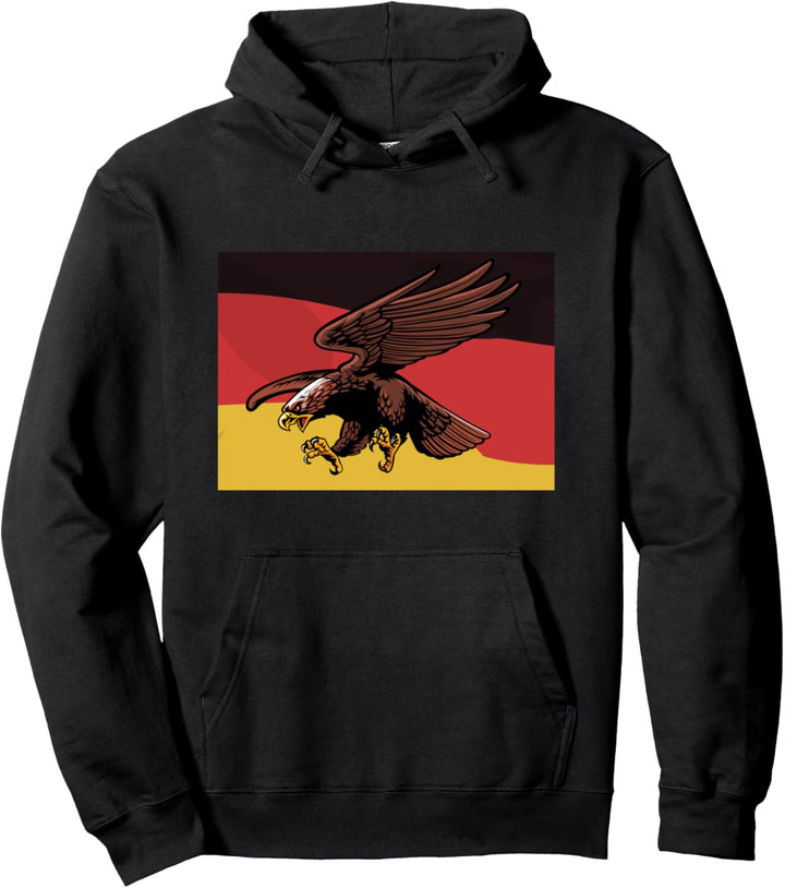 Deutschland Germany Deutsch Fahne Adler Vogel Geschenk Pullover Hoodie