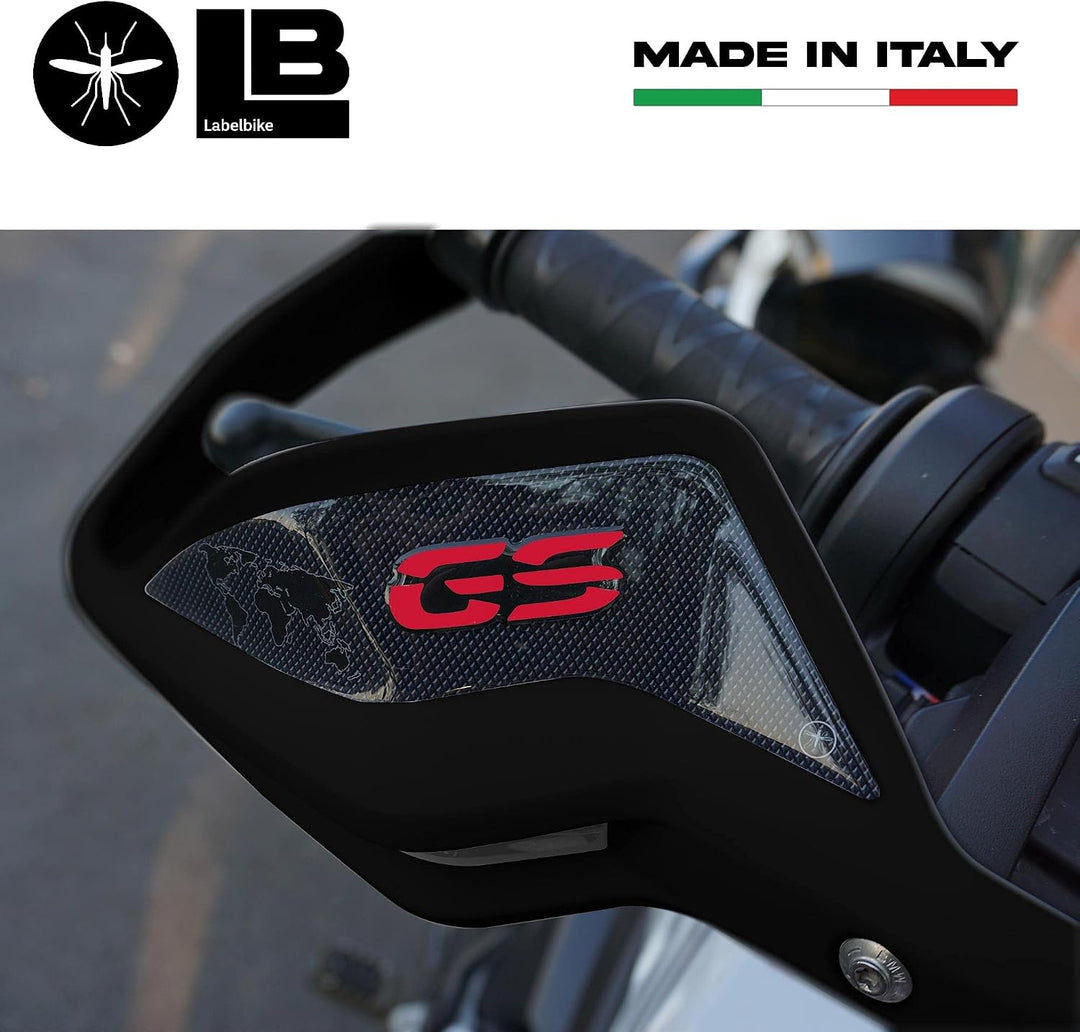 LABELBIKE 3D Aufkleber Motorrad Handschützer kompatibel mit BMW | F750 GS 2018-2022, Harzschutz, Kra