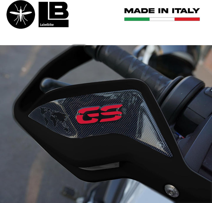 LABELBIKE 3D Aufkleber Motorrad Handschützer kompatibel mit BMW | F750 GS 2018-2022, Harzschutz, Kra