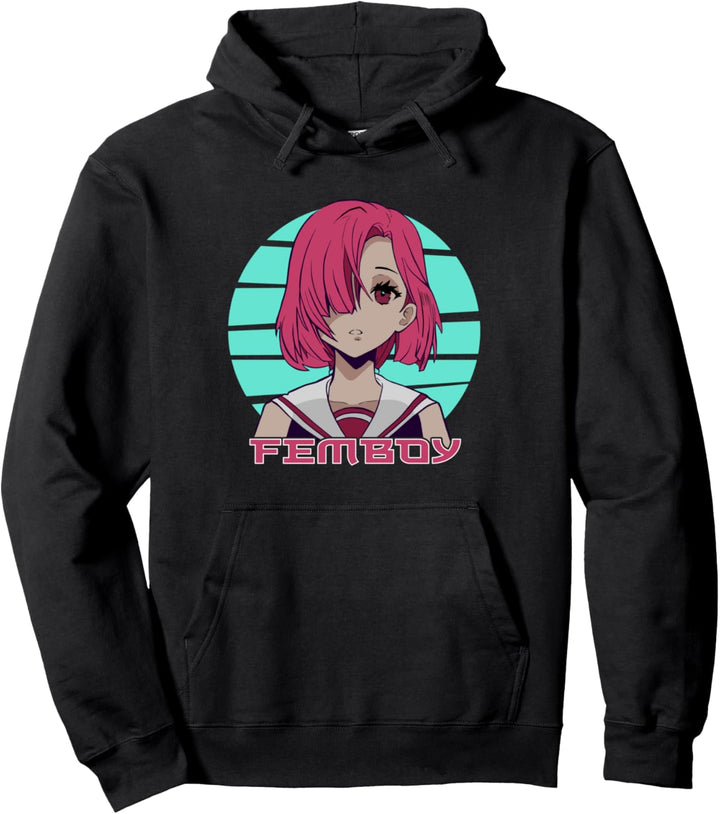 Anime Femboy Anime Crossdressing Jungen Crossdressing Pullover Hoodie