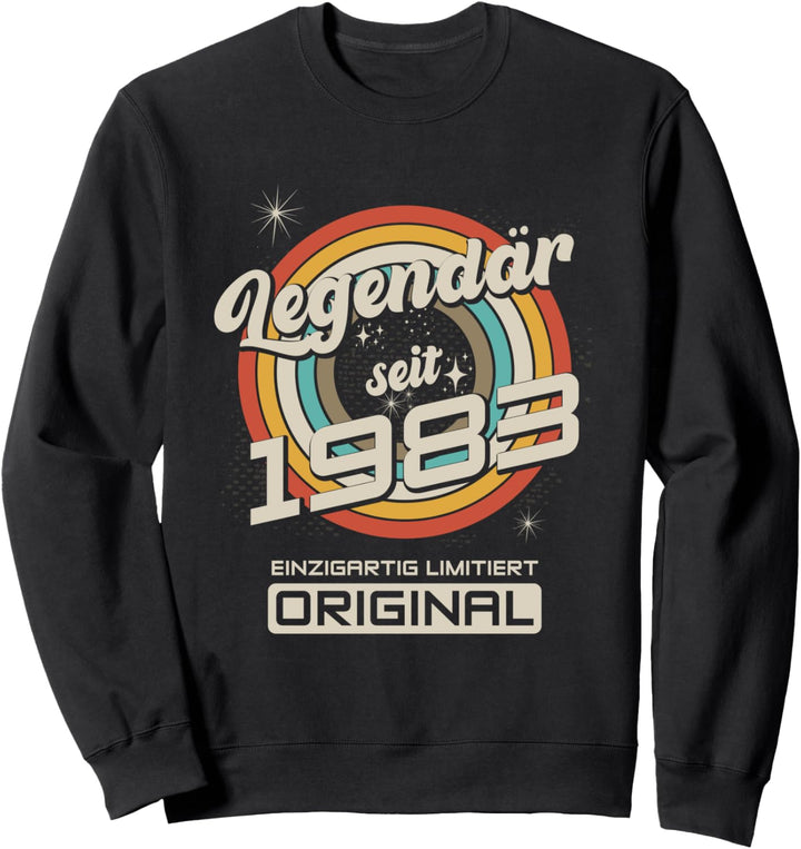 40. Geburtstag Mann Frau 40 Deko 1983 Lustig Sweatshirt