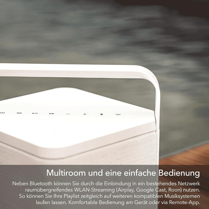 Escape P6 Air Outdoor/Garten Lautsprecher (IPX4 wetterfest, Bluetooth, AirPlay, Google Cast, kabello