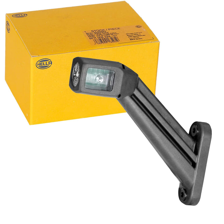 HELLA - Umrissleuchte - LED - 12/24V - Kabel: 2000mm - Stecker: AMP - 2-polig - links/seitlicher Anb