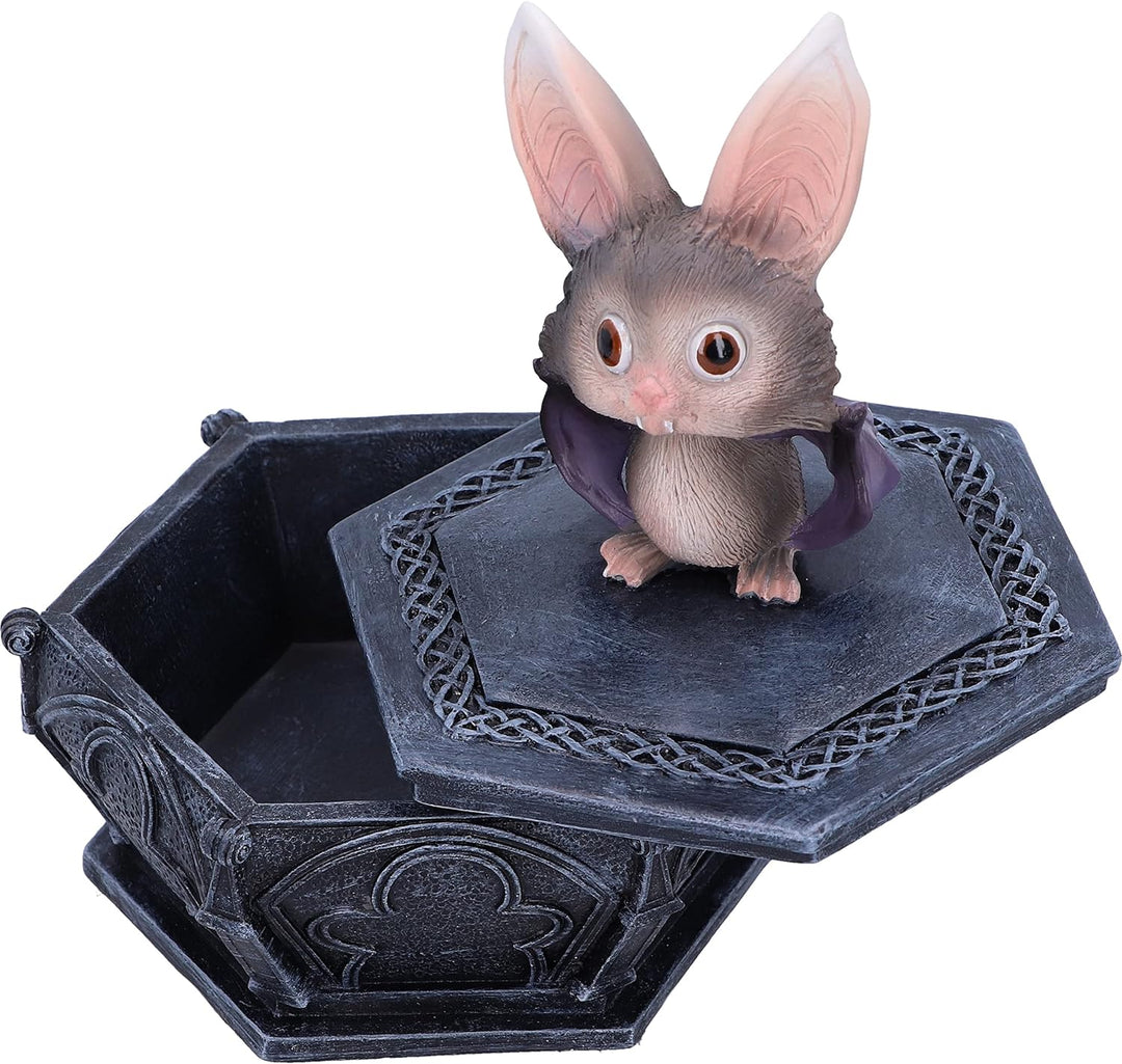 Nemesis Now Batty Box 15,2 cm, Kunstharz, schwarz, Gothic-Fledermaus-Box, Aufbewahrungsbox, Gothic-G