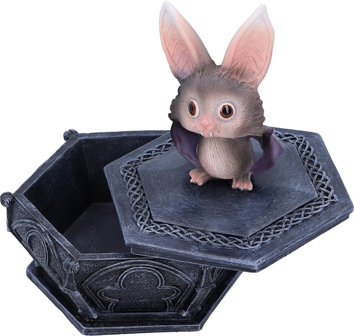 Nemesis Now Batty Box 15,2 cm, Kunstharz, schwarz, Gothic-Fledermaus-Box, Aufbewahrungsbox, Gothic-G
