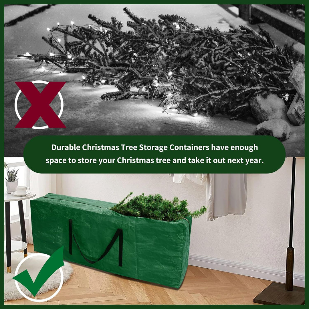 Weihnachtsbaum Aufbewahrungstasche - Rot Weihnachtsbaum Tasche Urlaub extra gross für bis zu 9Ft Bau