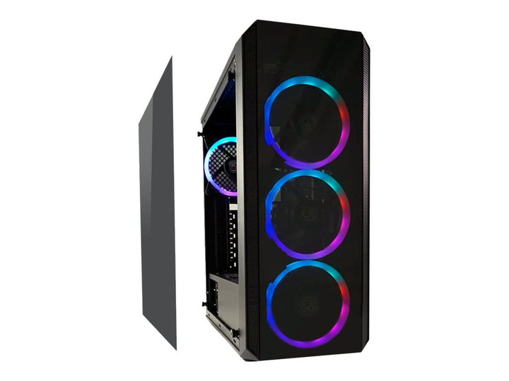 LC-Power Midi 703B Quad-Luxx - ATX Gaming-Gehäuse, LC-703B-ON 703B404, 703B404