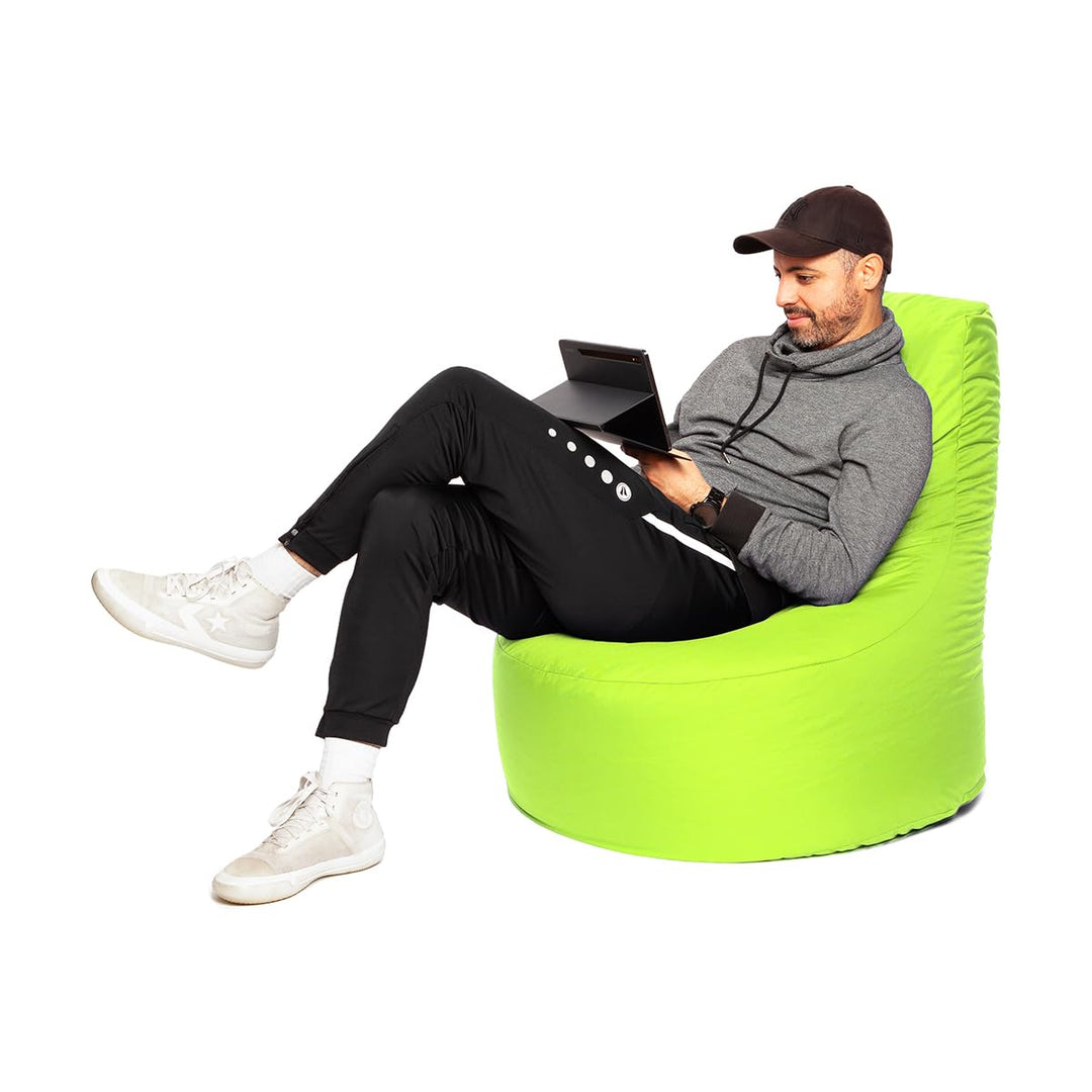 PATCH HOME Gamer Sessel mit Reissverschluss Lounge Kissen Sitzsack Sitzkissen Bean Bag In & Outdoor