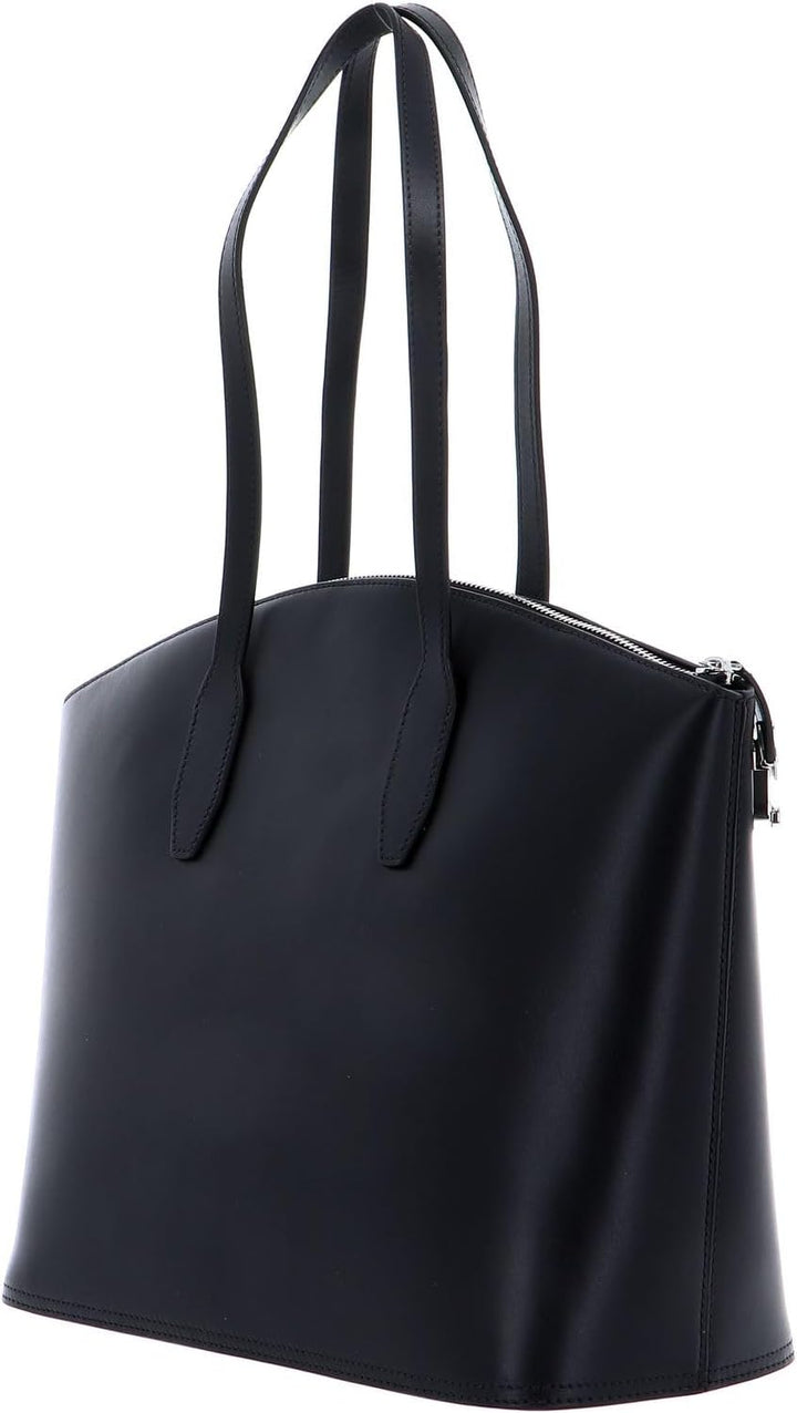 Calvin Klein Lock Domed Shopper Black