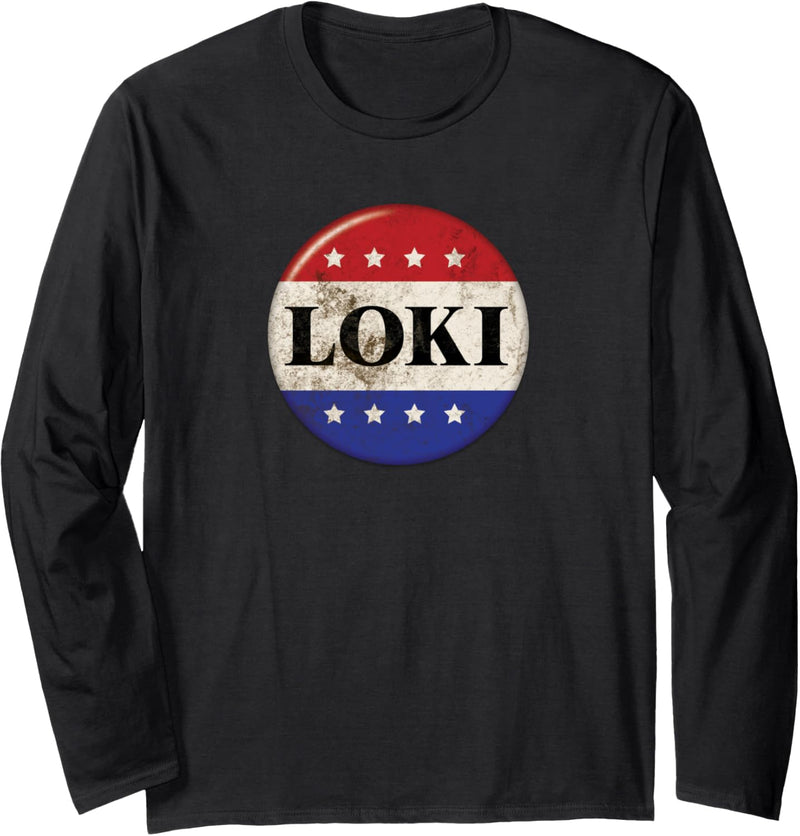 Marvel Loki President Loki Button Langarmshirt