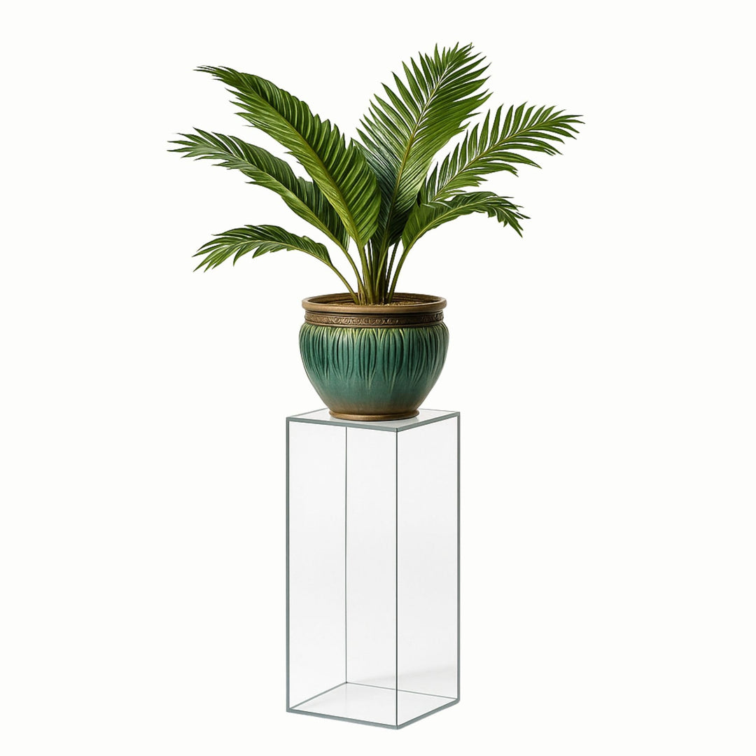 StarK® Blumenständer,Premium Acrylglas Dekosäule belastbar bis 30kg,Blumensäule,Pflanzenständer,Pode