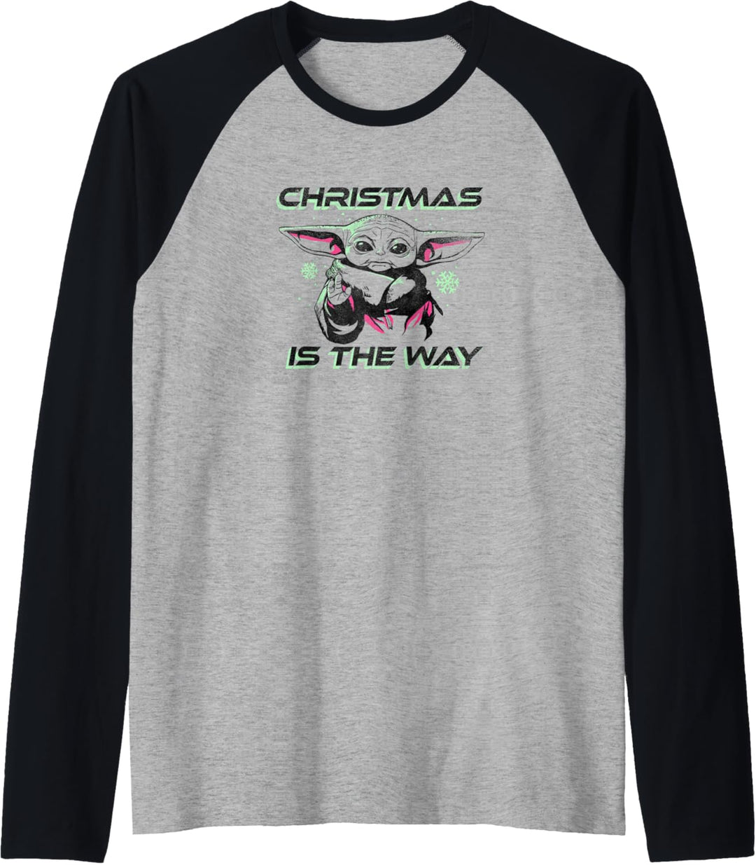 Star Wars: The Mandalorian The Child Christmas Is The Way Raglan