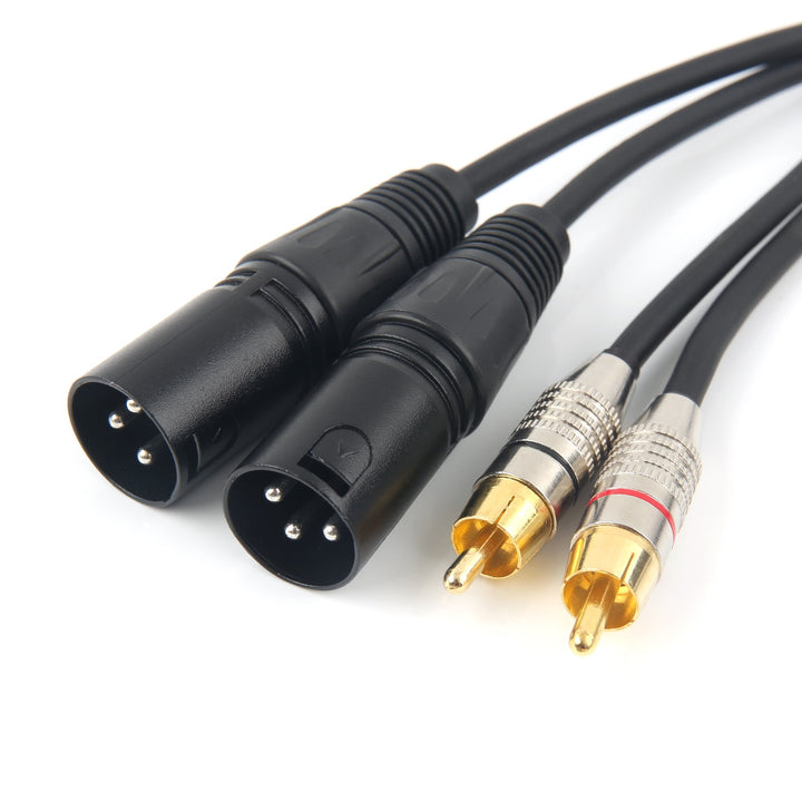 SiYear Unsymmetrisches 2 XLR 3-polig o Dual RCA männlich Phono Stecker HIFI Audio Kabel Kabel Dual X