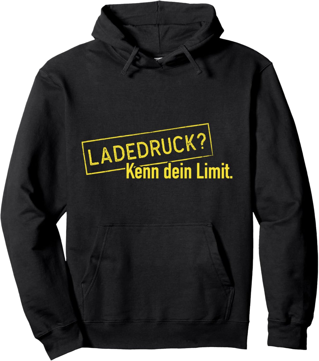 Herren & Männer Tuning Sprüche: Ladedruck Pullover Hoodie