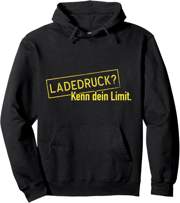 Herren & Männer Tuning Sprüche: Ladedruck Pullover Hoodie