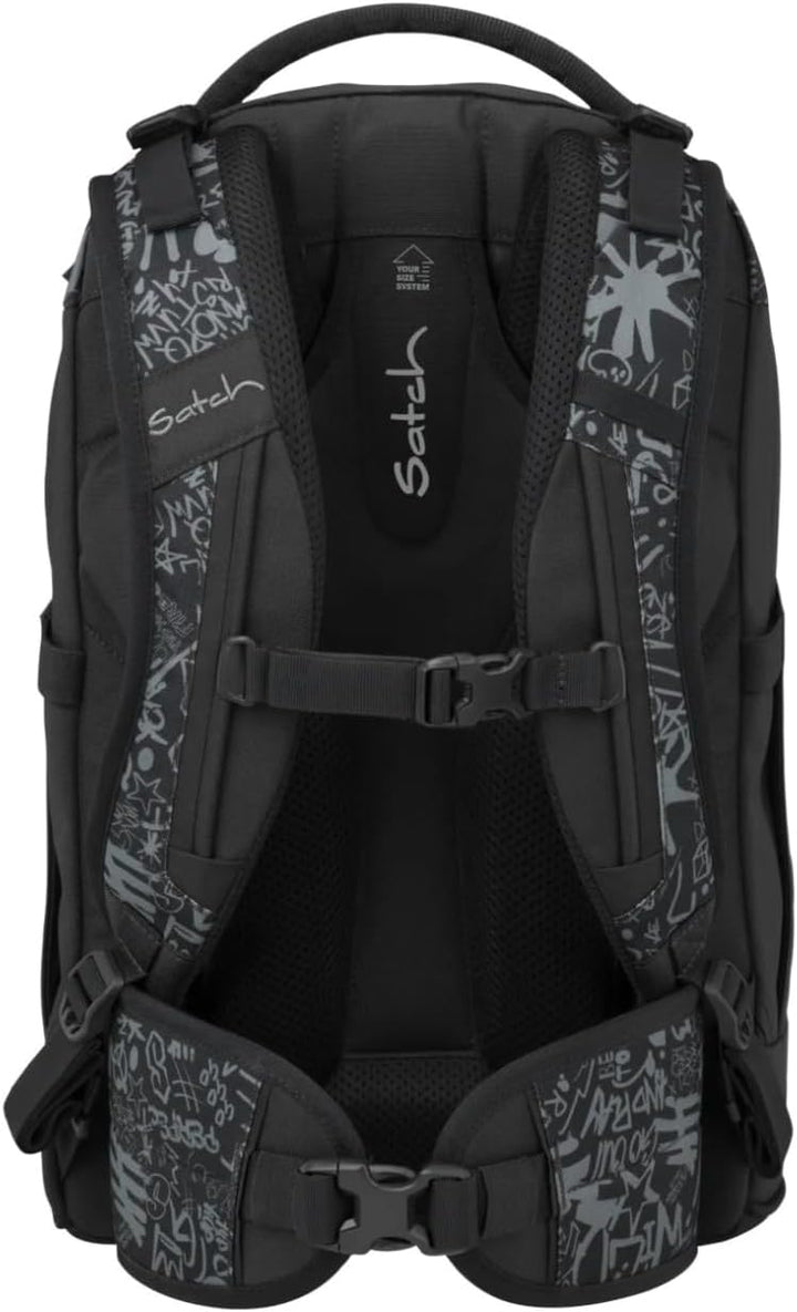 Satch Pack Schulrucksack ab 5. Klasse ergonomisch 30L Stauraum standfest Organisationstalent Einheit