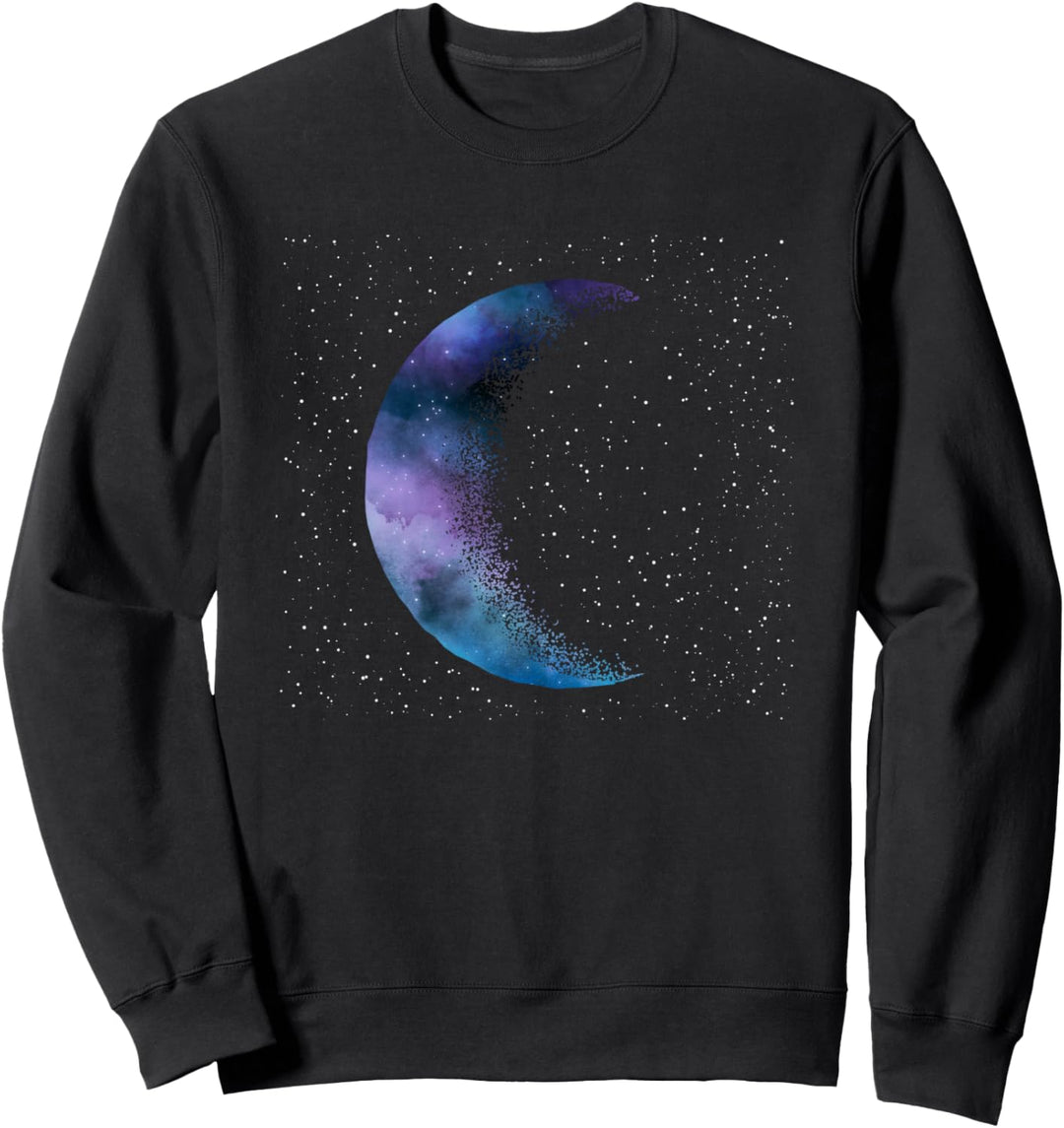 Pastell Goth Mond farbenfrohe Kunst Sweatshirt