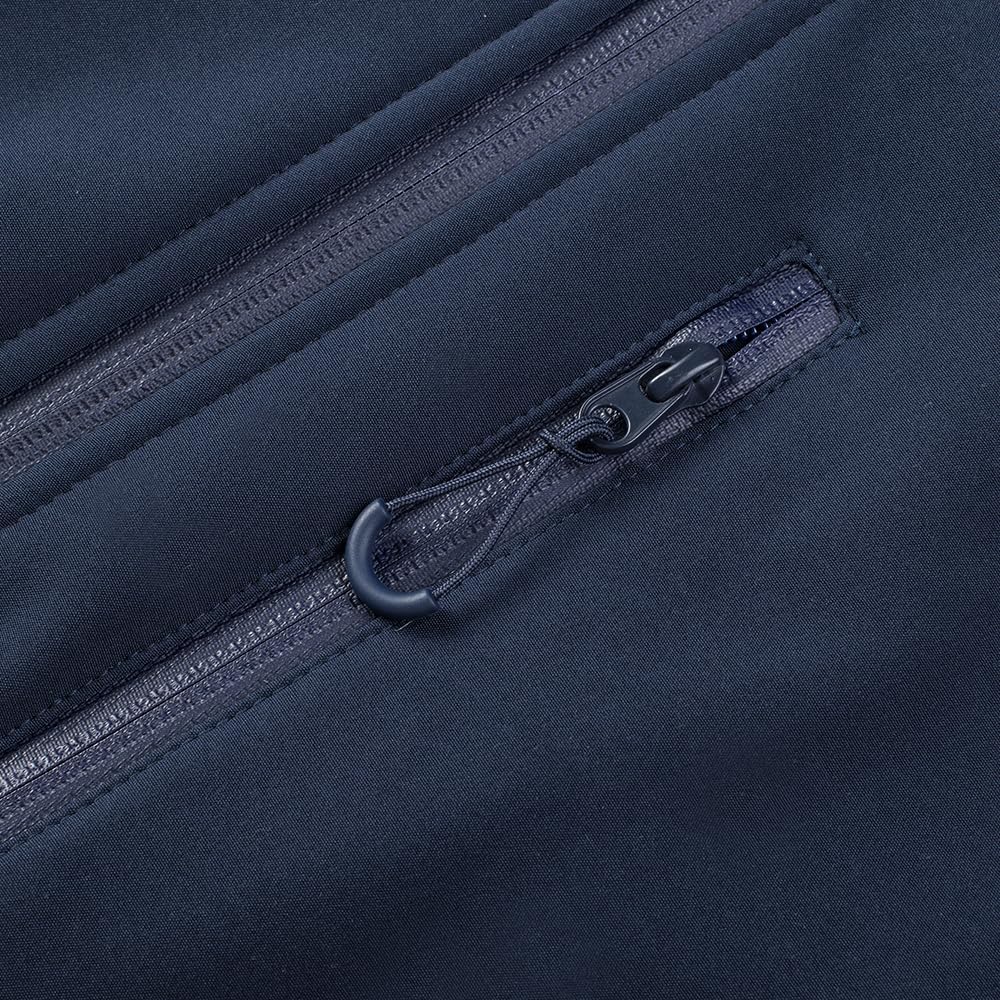 TONY BACKER Herren-Winterjacke, Softshelljacke, wasserdicht, winddicht, mit Kapuze, warme Jacke für