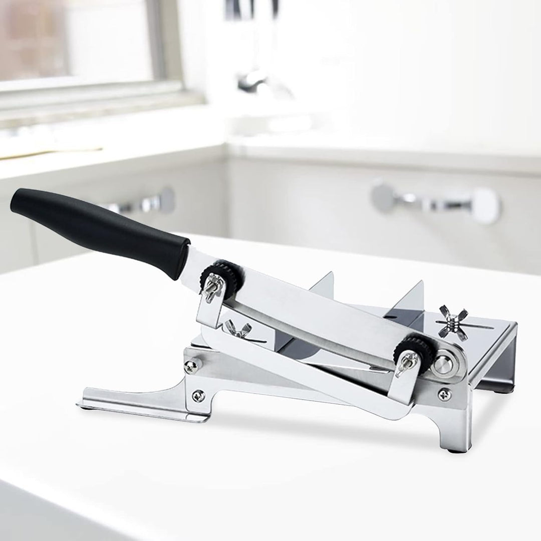 Allesschneider - Grosse Hochleistungs-Edelstahl-Schneidemaschine - Mehrzweck-Küchenwerkzeuge mit Gri