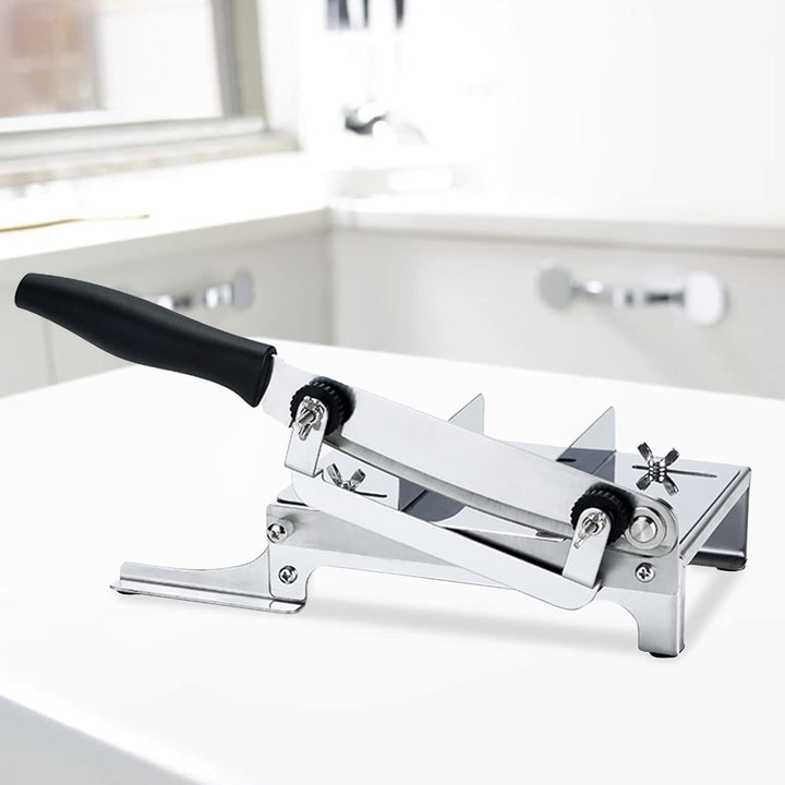 Allesschneider - Grosse Hochleistungs-Edelstahl-Schneidemaschine - Mehrzweck-Küchenwerkzeuge mit Gri