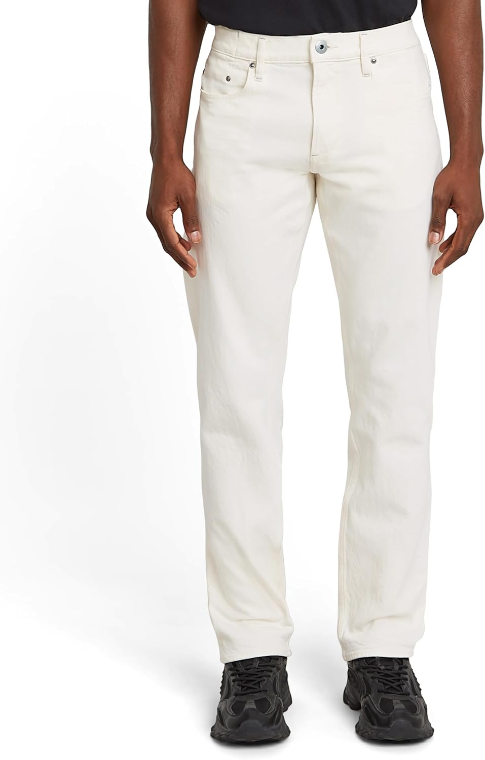 G-Star Raw Herren Jeans Mosa Straight Jeans 27W / 30L Beige (96 Ecru Mom Washes D23692-d552-h161), 2