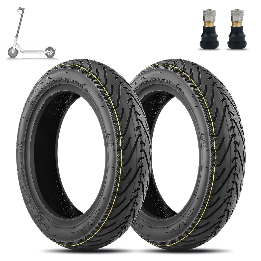 10 Zoll tubeless Reifen für Ninebot Max G30/G30D/G30E/G30LP - Offroad 60/70-6.5 Ersatzräder, selbstr