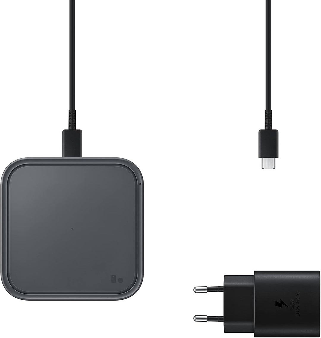 Samsung Wireless Charger Pad mit Schnellladeadapter EP-P2400T EP-P2400TBEGEU