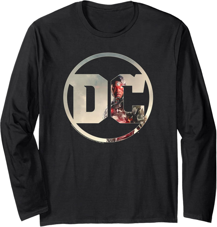 Justice League Movie DC Comics Cyborg Langarmshirt