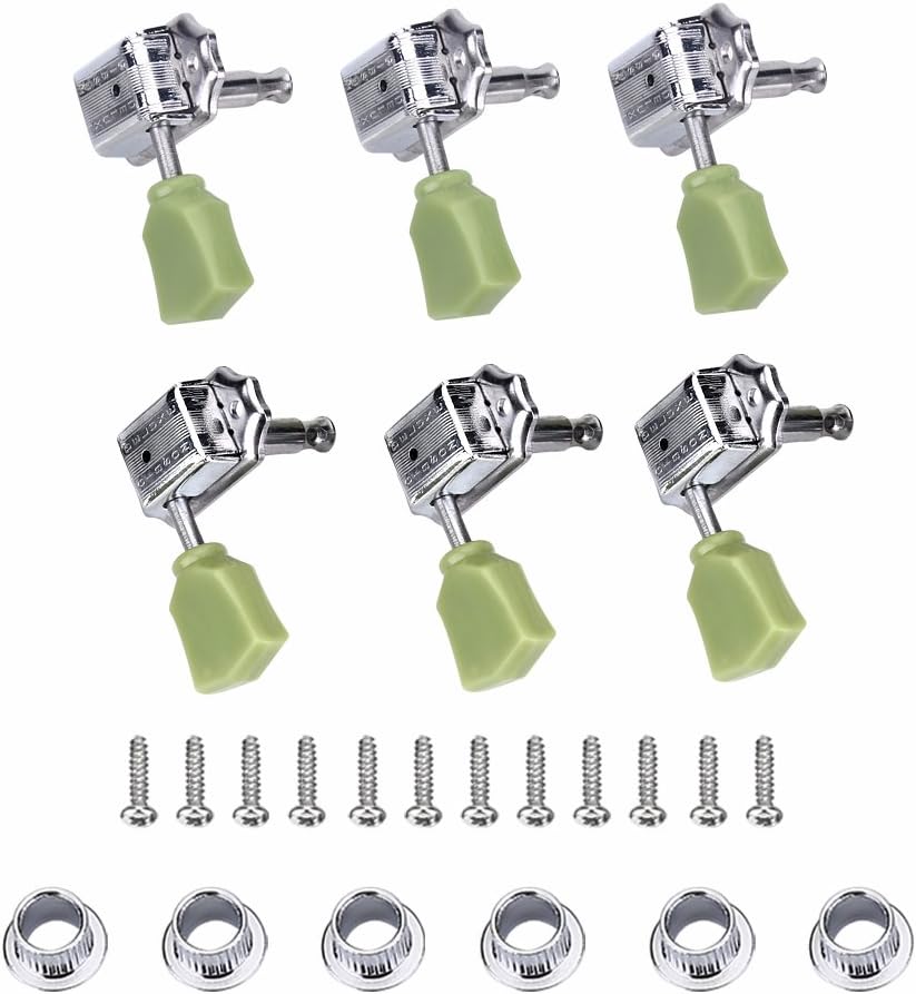VGEBY1 Stimmwirbel, 3R 3L Gitarrensaite Stimmwirbel Gitarren Mechaniken Knöpfe für Akustik- oder E-G
