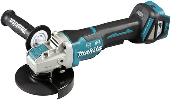 Makita DGA519ZJ Winkelschleifer 125 mm BL ADT AFT X-LOCK 18 V + Makpac Box, Blau