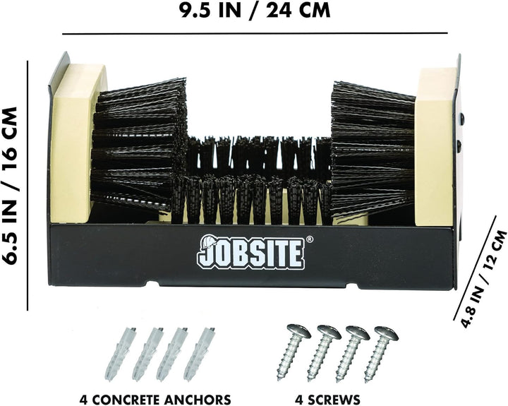 JobSite The Original Boot Scrubber - Die Original All-in-1 Allwetter Stiefel- Schuhputz- Reinigungs-