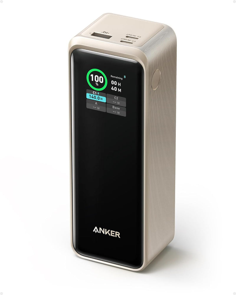 Anker Prime Powerbank, 27.650mAh (250W) 3-Port Powerbank, Mit App, Kompatibel mit MacBook Pro/Air, i