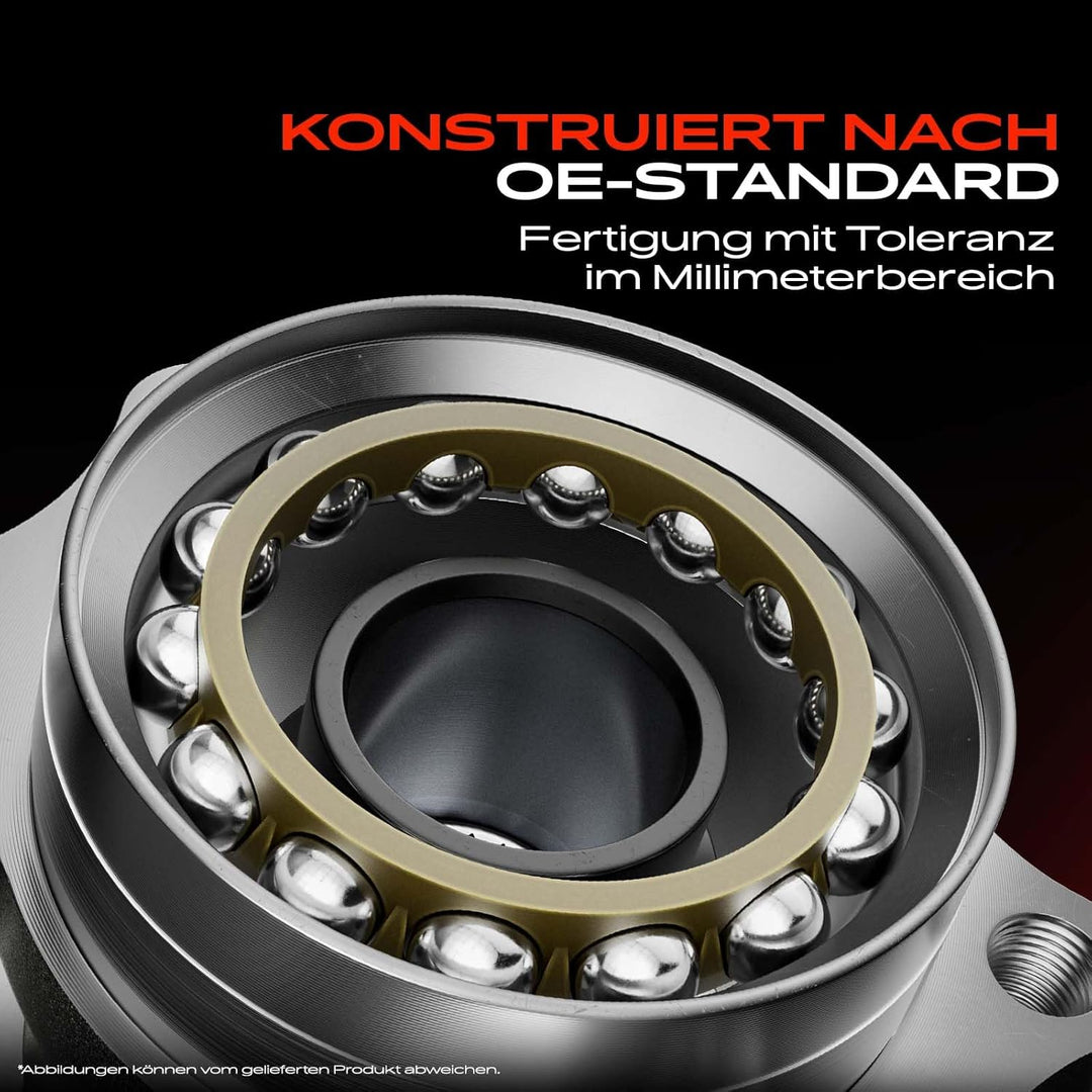 Frankberg 1x Radnabe Radlagersatz Hinterachse Kompatibel mit Yaris NCP1 NLP1 SCP1 P1 Yaris Verso NCP