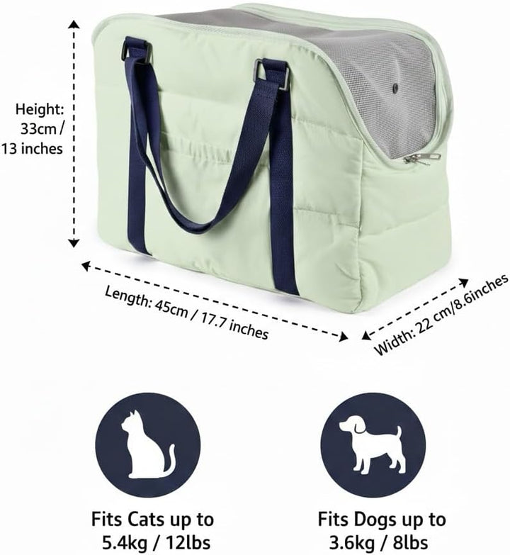 Quppa Handtaschen für kleine Hunde, Hundetragetaschen mit sicherem Geschirrclip, gepolstertem Baumwo