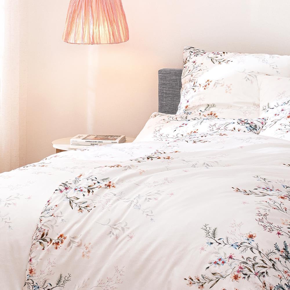 ESTELLA Bettwäsche Gabrielle | Multicolor | 140x200 + 70x90 + 40x80 cm | Satin de Luxe | luxuriöser