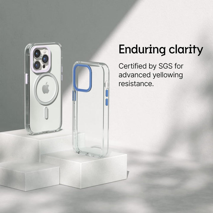 RhinoShield Crystal Clear Case kompatibel mit [iPhone 14 Pro] | Fortschrittliche Vergilbungsresisten