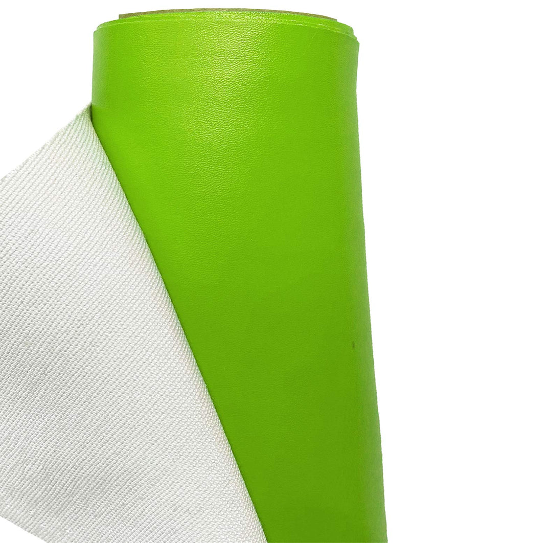 A-Express Kunstleder Lederimitat Wasserdicht Leder Stoff Schneiderei Kleidung Kleid Meterware - Lind