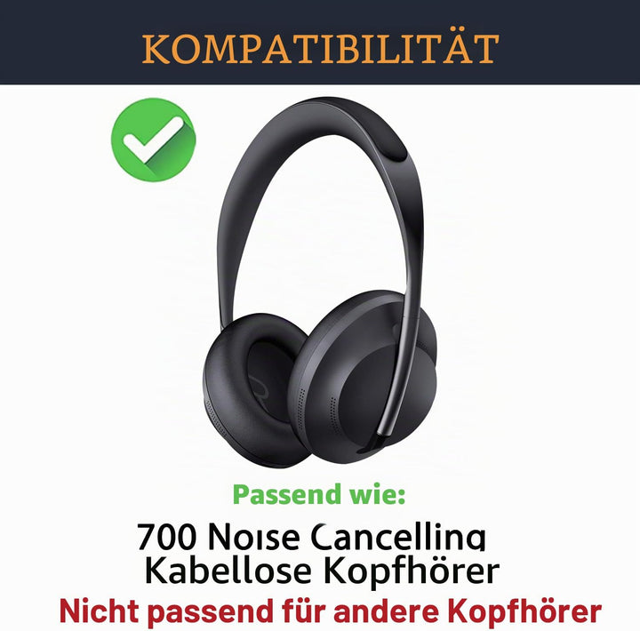 SOULWIT Kühlgel Ersatzpolster Ersatz Ohrpolster für Bose 700 (NC700 NC 700) Noise Cancelling Kopfhör