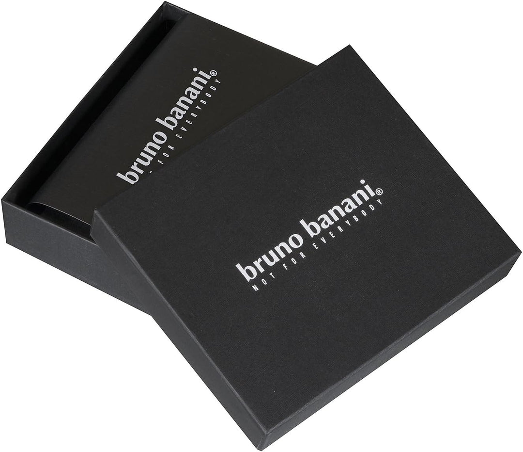 bruno banani Herren Geldbörse Portemonnaie Geldbeutel Schwarz 6861
