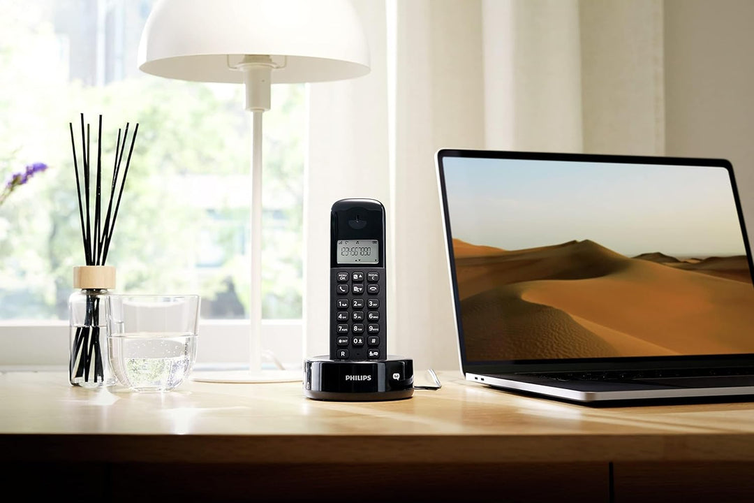 Philips Schnurloses Telefon - D1651B/01 - DECT Telefon - Haustelefon - Festnetzanschluss - Anrufbean