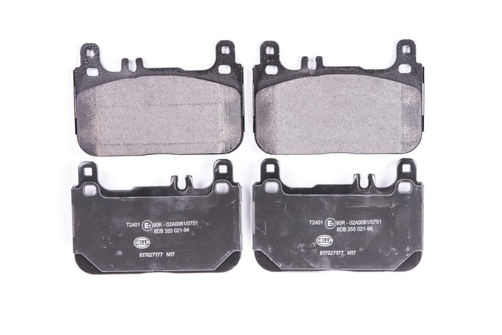 HELLA PAGID 8DB 355 021-941 Bremsbelagsatz - T2401 - Dicke/Stärke: 17.7mm - Bremssystem: Brembo - fü